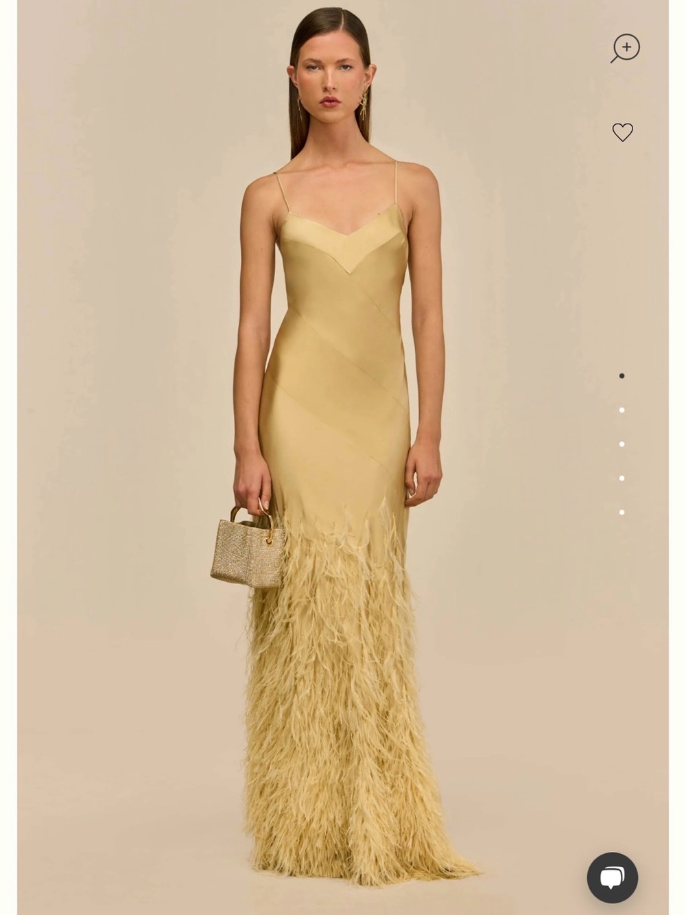 Cult Gaia Hansel Gown in Gold